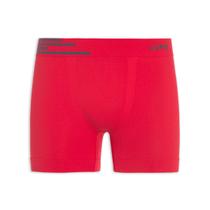 Cueca Adulto Boxer Microfibra Cós Listras Lupo Vermelho GG