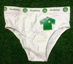 cueca adulto com borda branco cor branca
