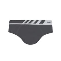 Cueca ADULTO Slip Microfibra Grafite Lupo Cueca ADULTO Slip Microfibra Grafite Lupo