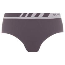 Cueca Adulto Slip Microfibra Sem Costura Lupo Grafite P