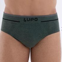 Cueca Adulto Slip Sem Costura Cós Uni Faixa Lupo Kit Com 7