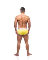 Cueca affair club 5cm amarelo e branco Cueca affair club 5cm amarelo e branco