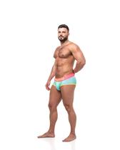 Cueca affair club 5cm aquamarine e rosa Cueca affair club 5cm aquamarine e rosa