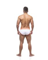 Cueca affair club 5cm branco e laranja Cueca affair club 5cm branco e laranja