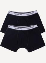 Cueca Aleatory Boxer Mix Kit com 2 Preto Cueca Aleatory Boxer Mix Kit com 2 Preto