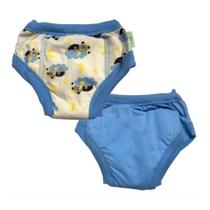 Cueca Algodão Desfralde Absorvente Kit 2unds EcoPlay Nuvem