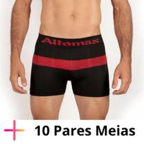 Cueca Box Fit Adulto C/10 E 10 Par De Meias Cano Curto Kits Cueca Box Fit Adulto C/10 E 10 Par De Meias Cano Curto Kits