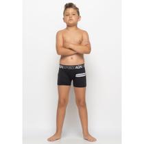 Cueca Box Willian Infantil Preta - AQN SPORT