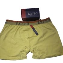 Cueca boxe adulto amarelo. Tam. GG