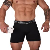 Cueca Boxer Airbone Microfibra Adulto Masculino - Kit 3 Uni