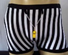 Cueca Boxer Árbitro com apito (Tamanho único)