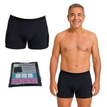 Cueca Boxer Avulso Absorvente Geriátrica Algodão Urina CHU - GG