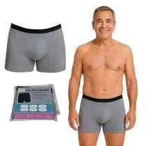 Cueca Boxer Avulso Roupa Íntima Geriátrica Algodão Urina CZ - P