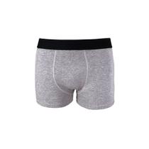 Cueca Boxer Box Try Basics Algodão Cotton Lisa Básica Casual Moda Masculina