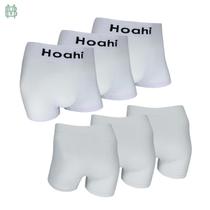 Cueca Boxer Branca Hoahi Premium Poliamida - Kit Com 6 Oferta