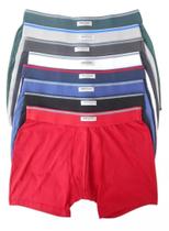 Cueca Boxer Bressan Microfibra Com Elástico Aparente Kit 6 Cueca Boxer Bressan Microfibra Com Elástico Aparente Kit 6