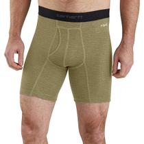Cueca boxer Carhartt Base Force Tech 8 com costura interna para homens 3GG