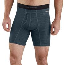 Cueca boxer Carhartt Base Force Tech 8 Inseam para homens Navy XL