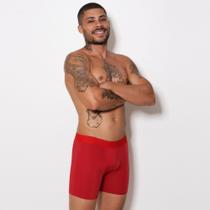 Cueca Boxer Ciclista Longa Liso