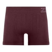 Cueca Boxer com Jacquard no Cós sem Costura Bordeaux Cueca Boxer com Jacquard no Cós sem Costura Bordeaux