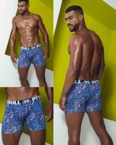 Cueca Boxer Conforto na Microfibra Estampada - Boxer Bull - Estampa Sortida Cueca Boxer Conforto na Microfibra Estampada - Boxer Bull - Estampa Sortida