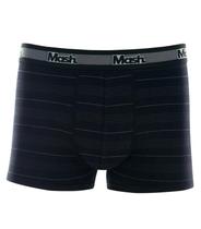 Cueca Boxer Cotton Listrada Mash Preto