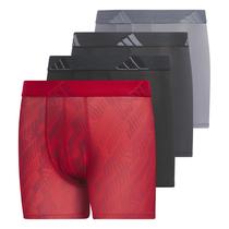 Cueca boxer de microfibra Athletic Fit para meninos, pacote com 4 Cueca boxer de microfibra Athletic Fit para meninos, pacote com 4