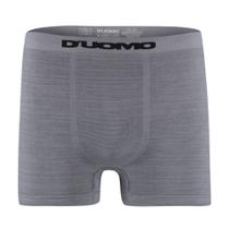 Cueca boxer duomo microfibra sem costura - dm1003 cinza m