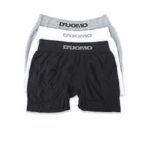 Cueca Boxer Duomo Sortidas Sem Costura Algodão Kit 6 Peças