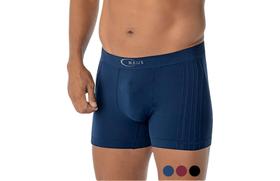 Cueca Boxer Friso Ultraleve Sem Costura Zeus Demillus 090043 Cueca Boxer Friso Ultraleve Sem Costura Zeus Demillus 090043
