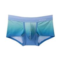 Cueca boxer gradiente masculina, roupa íntima macia, respirável e confortável Cueca boxer gradiente masculina, roupa íntima macia, respirável e confortável