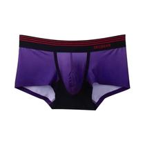 Cueca boxer gradiente masculina, roupa íntima macia, respirável e confortável Cueca boxer gradiente masculina, roupa íntima macia, respirável e confortável
