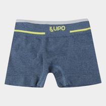 Cueca Boxer Infantil Lupo KM Lisa Menino