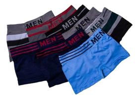 Cueca Boxer Infantil Man Sem Costura Meninos, Kit 6 Un Cueca Boxer Infantil Man Sem Costura Meninos, Kit 6 Un