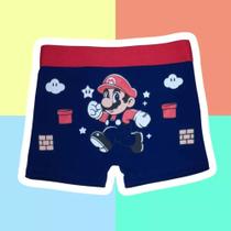 Cueca boxer infantil Mário Bros - 2 peças