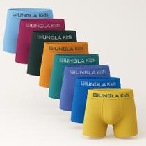 Cueca Boxer Infantil Masculina Giungla Microfibra Kit 10 Unidades Cueca Boxer Infantil Masculina Giungla Microfibra Kit 10 Unidades