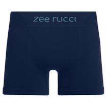 Cueca Boxer Jacquard no cós Sem Costura Navy