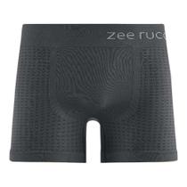 Cueca Boxer Jacquard Quadriculado sem Costura Grafite - Zee Rucci Cueca Boxer Jacquard Quadriculado sem Costura Grafite - Zee Rucci
