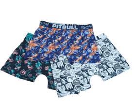 Cueca Boxer Kit 4 Plus Size Tamanho Grande G1, G2 E G3