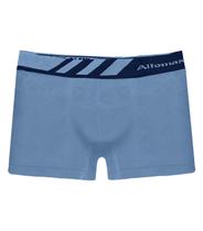Cueca Boxer Lisa Microfibra Altomax Azul Cueca Boxer Lisa Microfibra Altomax Azul