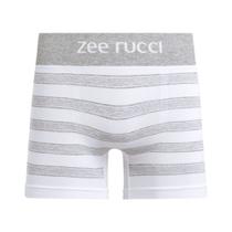 Cueca Boxer Listrada Sem Costura Cinza