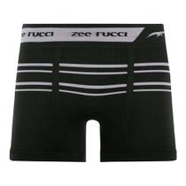 Cueca Boxer Listrada Sem Costura Preta Cueca Boxer Listrada Sem Costura Preta