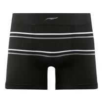 Cueca Boxer Listrada sem Costura Preto Zee Rucci Cueca Boxer Listrada sem Costura Preto Zee Rucci