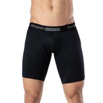 Cueca boxer long leg comprida anti assadura treino corrida escolha a cor