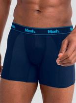Cueca Boxer Longa Mash 140.09 Masculina Active Texturizada Microfibra T. P/GG Cueca Boxer Longa Mash 140.09 Masculina Active Texturizada Microfibra T. P/GG