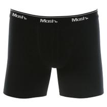 Cueca Boxer Longa Mash Masculina Algodão Cotton Elástico