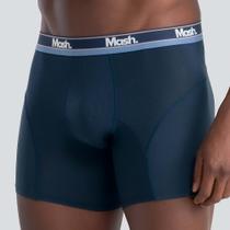 Cueca boxer longa microfibra g azul marinho unica Cueca boxer longa microfibra g azul marinho unica