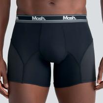 Cueca boxer longa microfibra p preto unica Cueca boxer longa microfibra p preto unica
