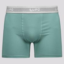 Cueca Boxer Lupo Basic Algodão com Elastano Verde