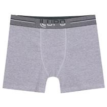 Cueca Boxer Lupo Elástico Conexions Masculina 00784 - Cor Cinza Mescla - Tamanho M